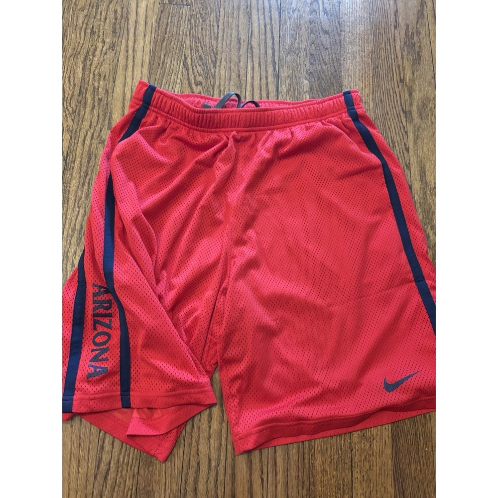 Nike Arizona Wildcats Basketball Shorts Mens Large Red Polyester College